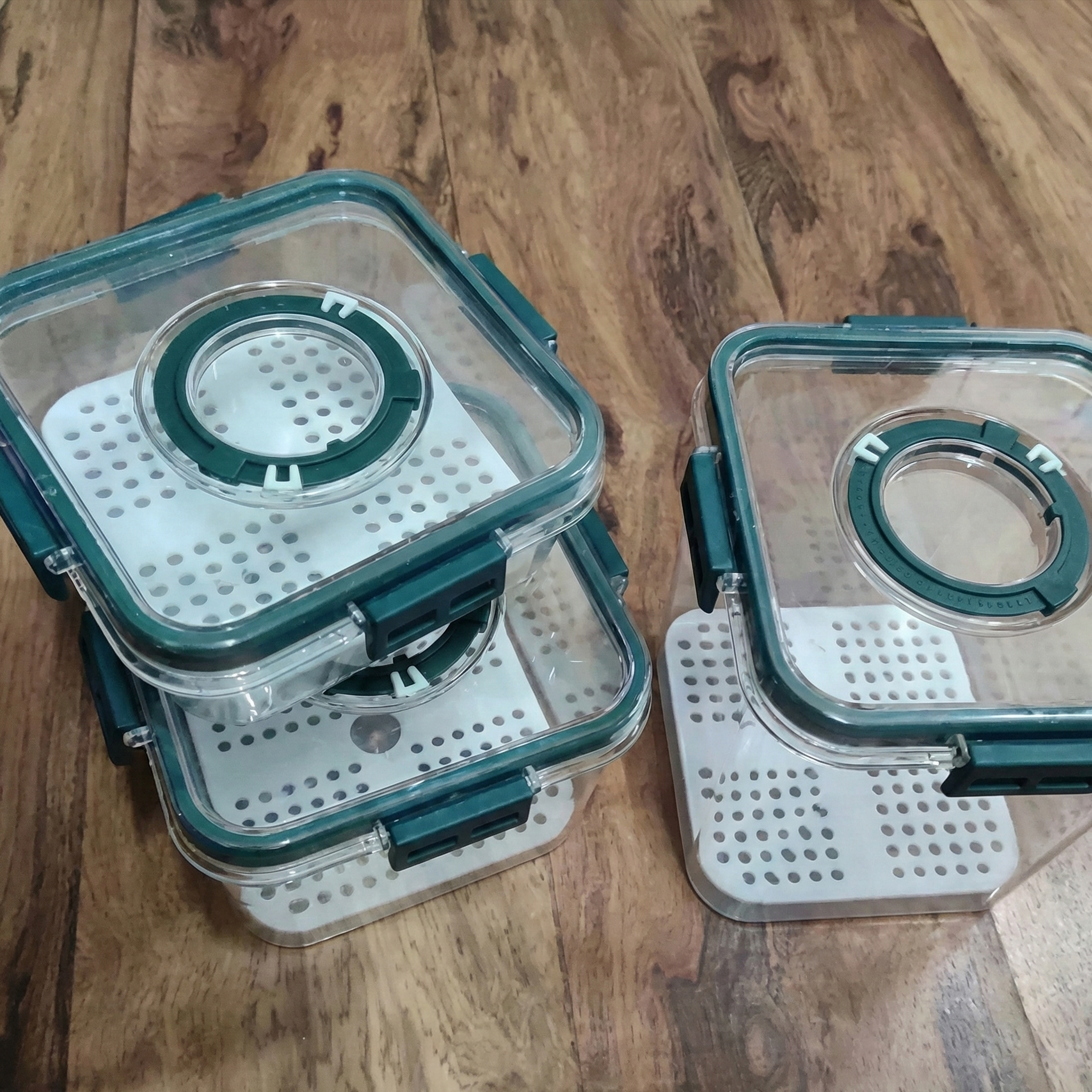 Kit de potes na casa da cliente Fernanda